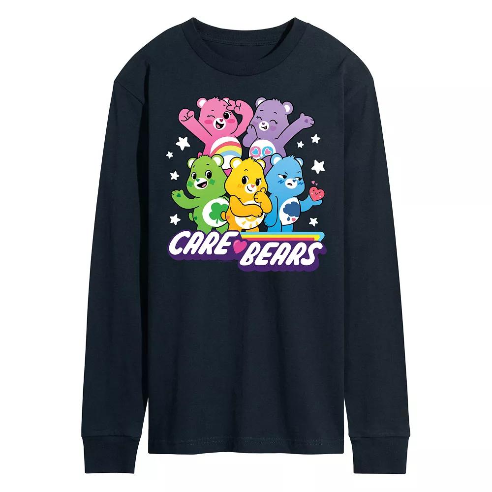 Men's Care Bears Unlock The Magic Group Long Sleeve Graphic Tee,  Product Image