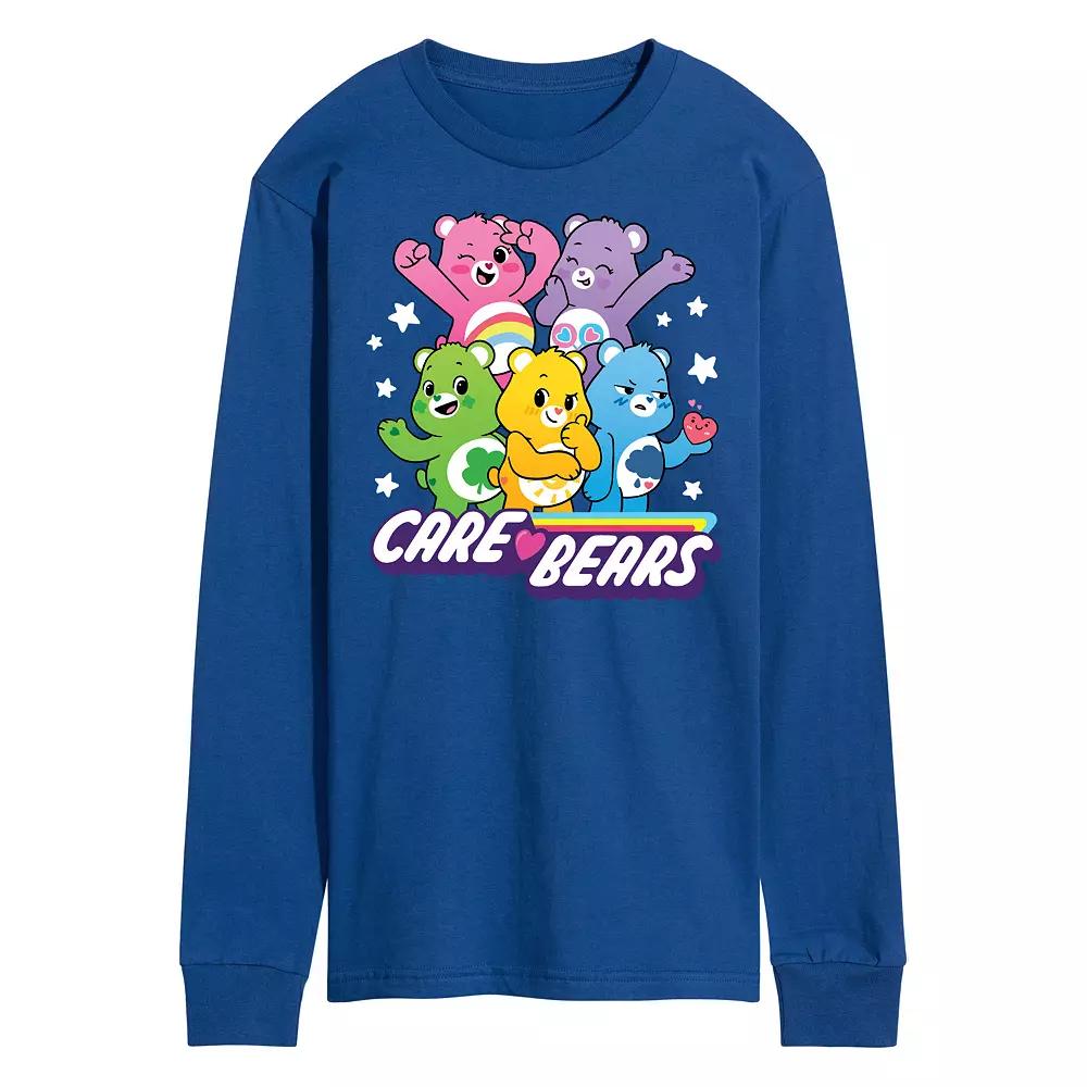 Men's Care Bears Unlock The Magic Group Long Sleeve Graphic Tee,  Product Image