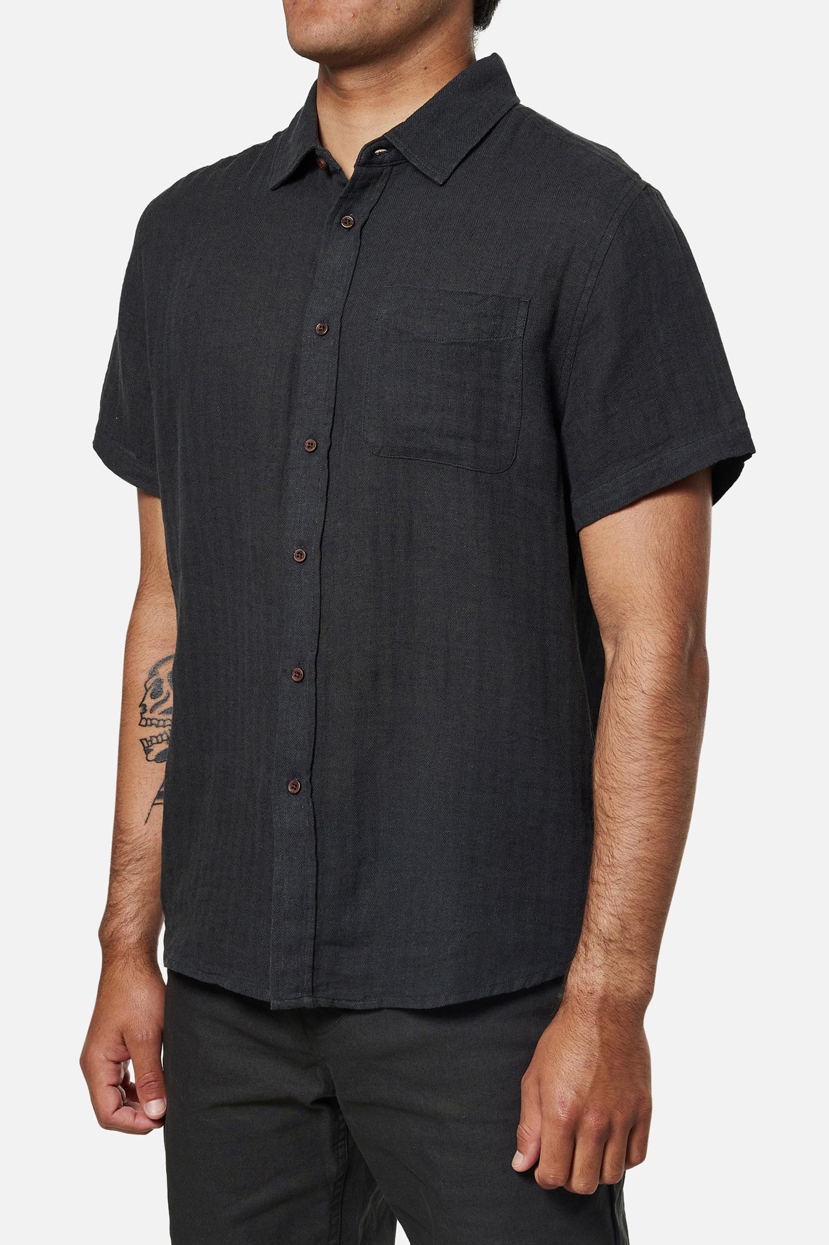 BOYS ALAN SOLID SHIRT - DESERT SAGE / L Product Image