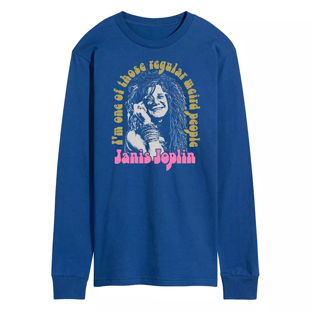 Men's Janis Joplin Weird People Long Sleeve Tee,  Product Image