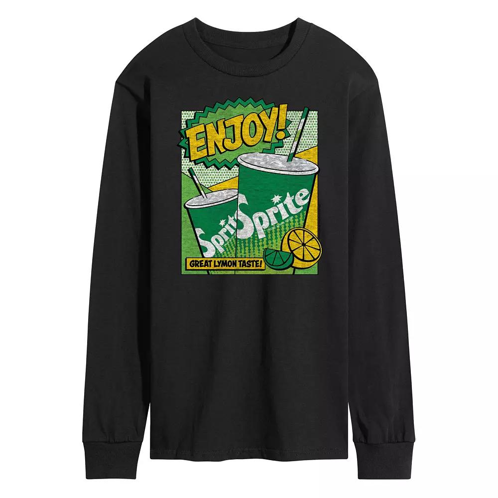 Men's Sprite Pop Art Long Sleeve Graphic Tee,  Product Image