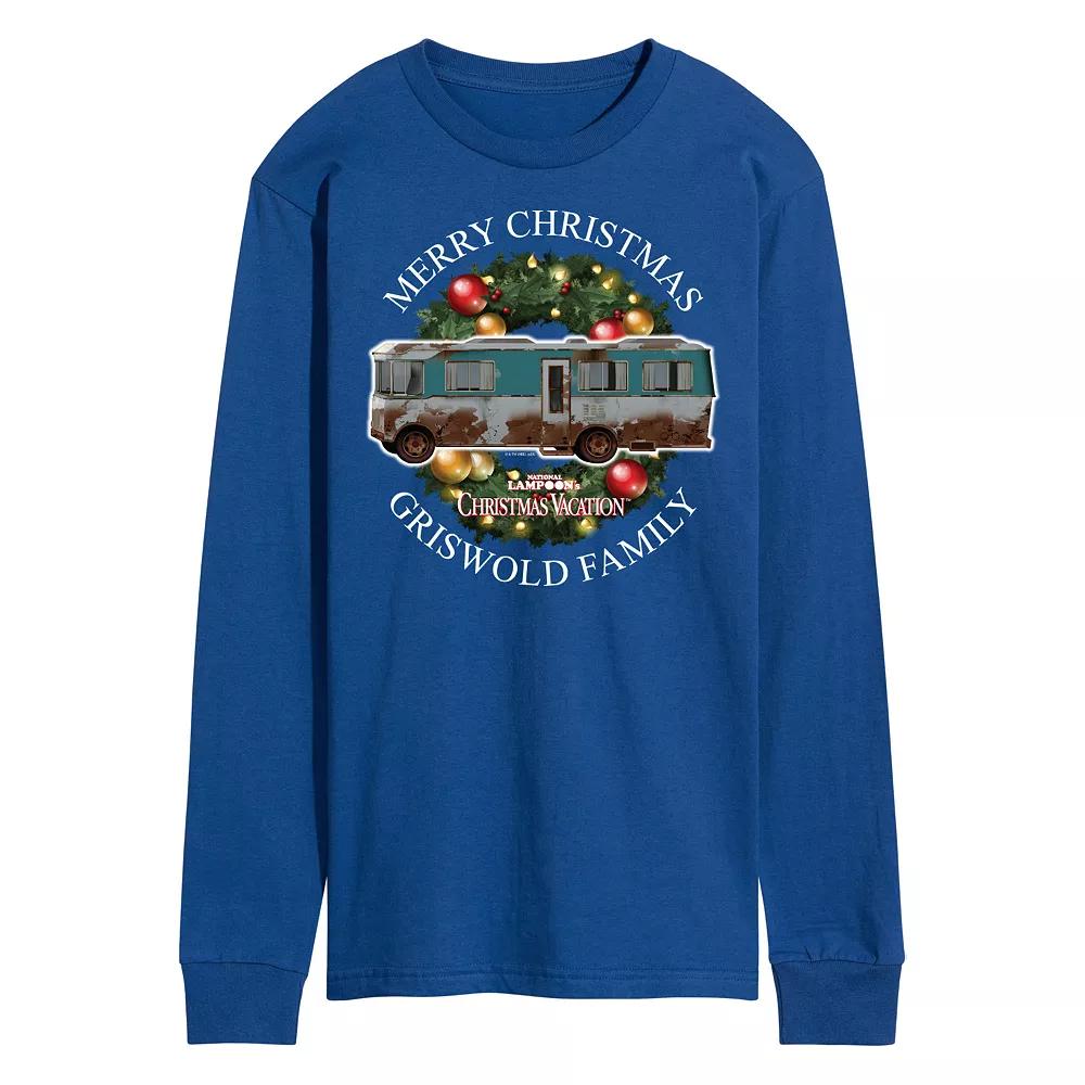 Men's National Lampoon's Christmas Vacation Merry Christmas Long Sleeve Graphic Tee,  Product Image