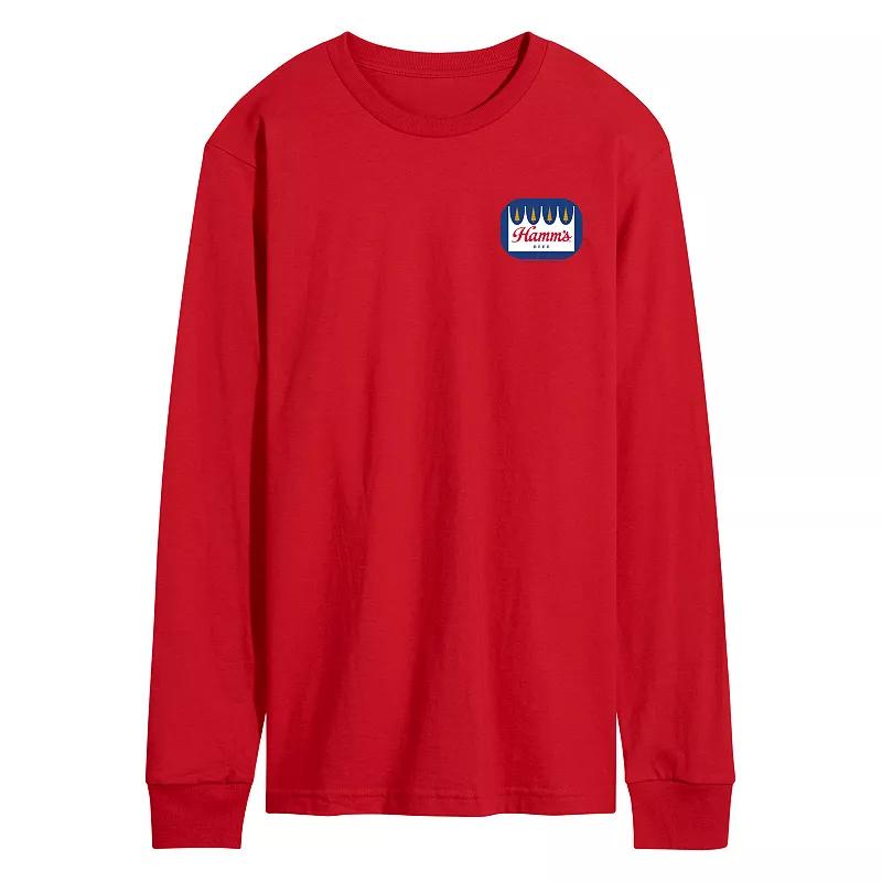 Men's Hamm's Logo Long Sleeve Graphic Tee,  Product Image