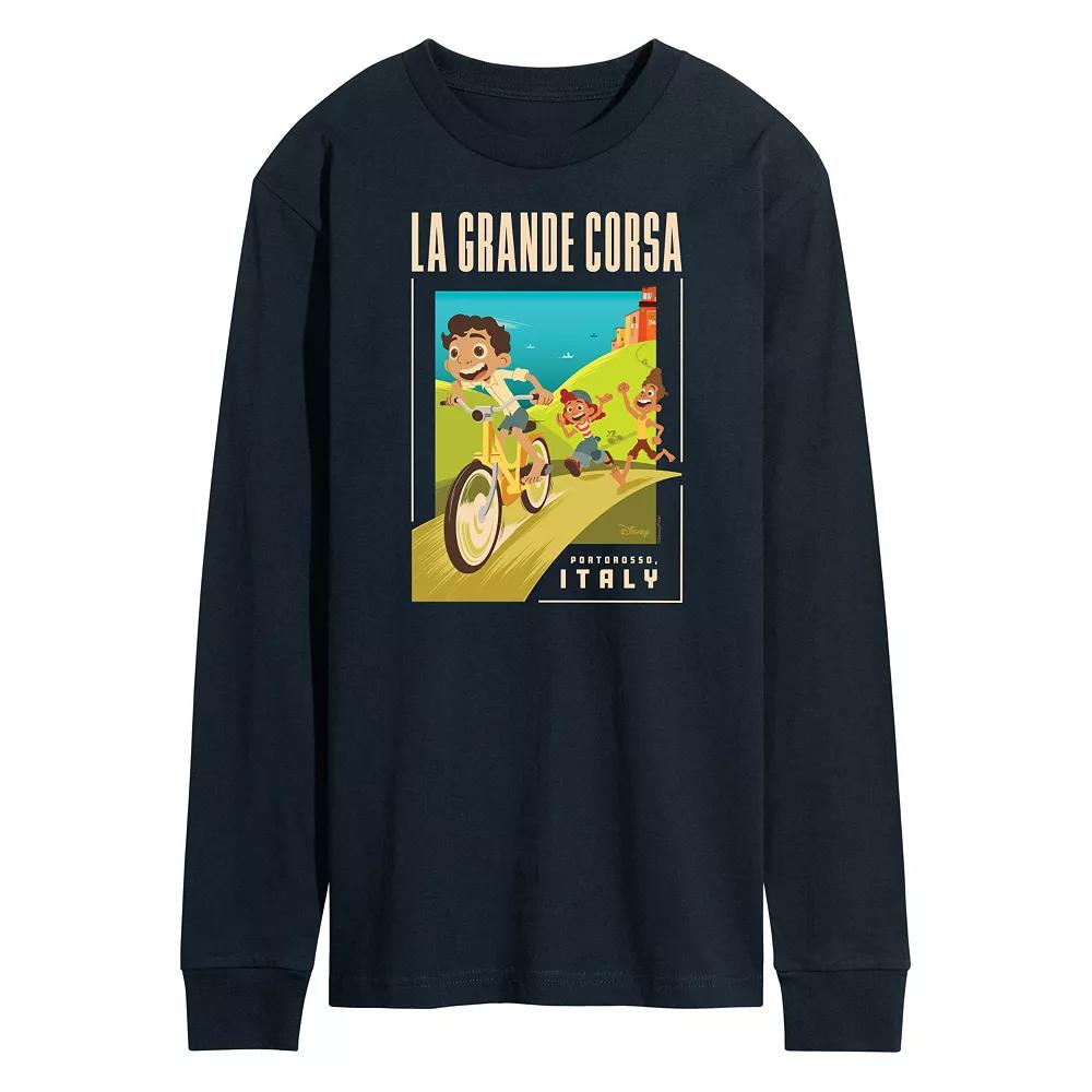 Disney's Luca Men's La Grande Long Sleeve Graphic Tee,  Product Image