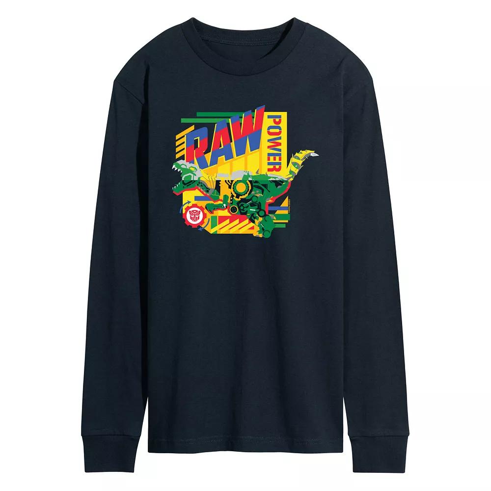 Men's Transformers Raw Power Long Sleeve Graphic Tee,  Product Image