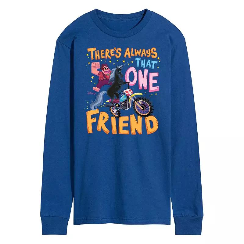 Disney's Wreck It Ralph Men's That One Friend Long Sleeve Graphic Tee,  Product Image