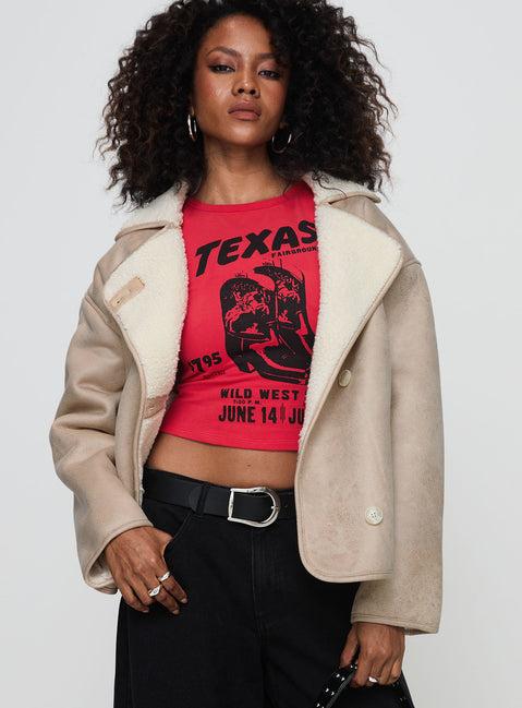 Baxley Jacket Beige Product Image