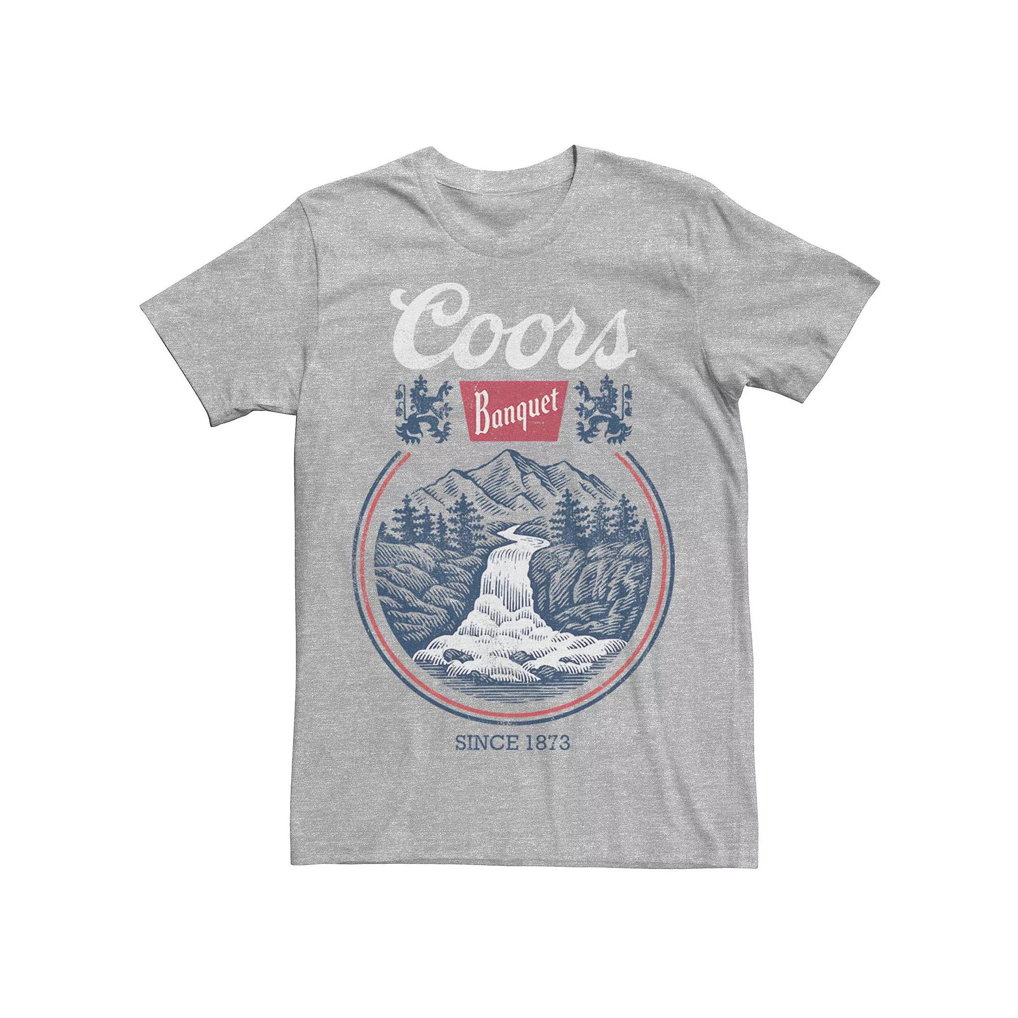 Big & Tall Miller Coors Banquet Since 1879 Circle Stamp Tee, Men's,  Product Image