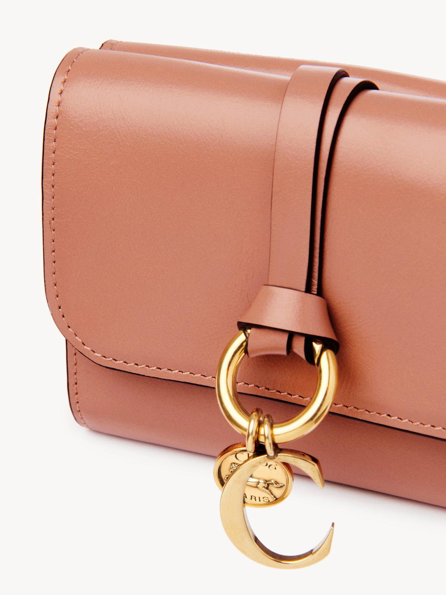 Small Alphabet tri-fold in shiny leather Product Image