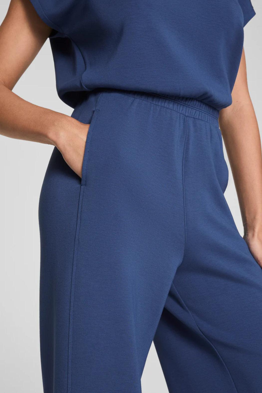 Air Essentials Cap Sleeve Cinched Jumpsuit Product Image