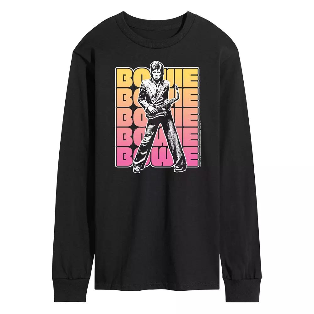 Men's David Bowie Long Sleeve Tee,  Product Image