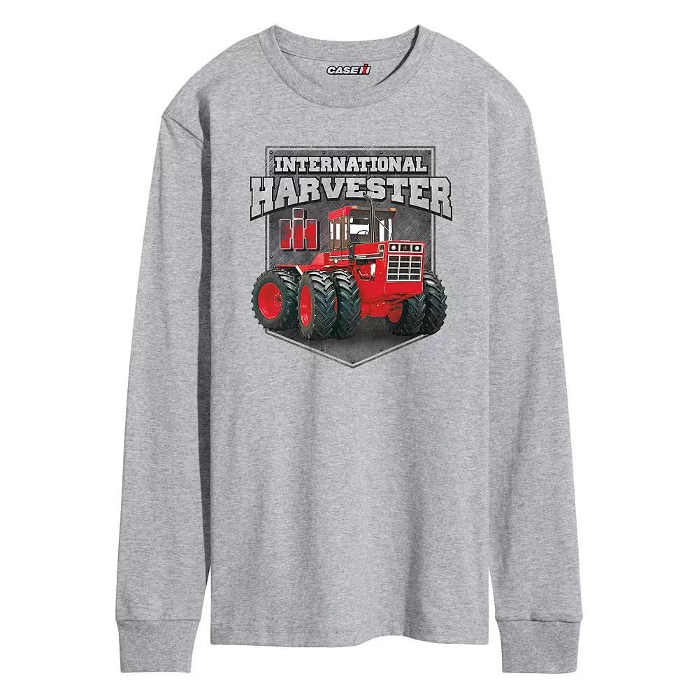 Men's Case IH Metal Plate Badge Long Sleeve Graphic Tee,  Product Image