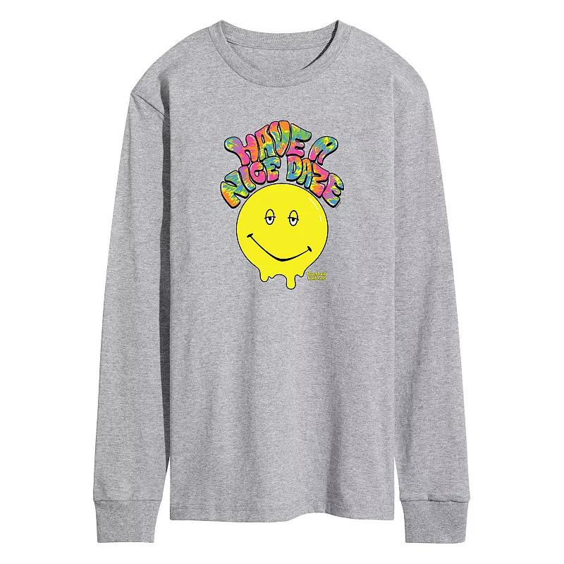 Men's Dazed and Confused Have a Nice Daze Smiley Long Sleeve Graphic Tee,  Product Image