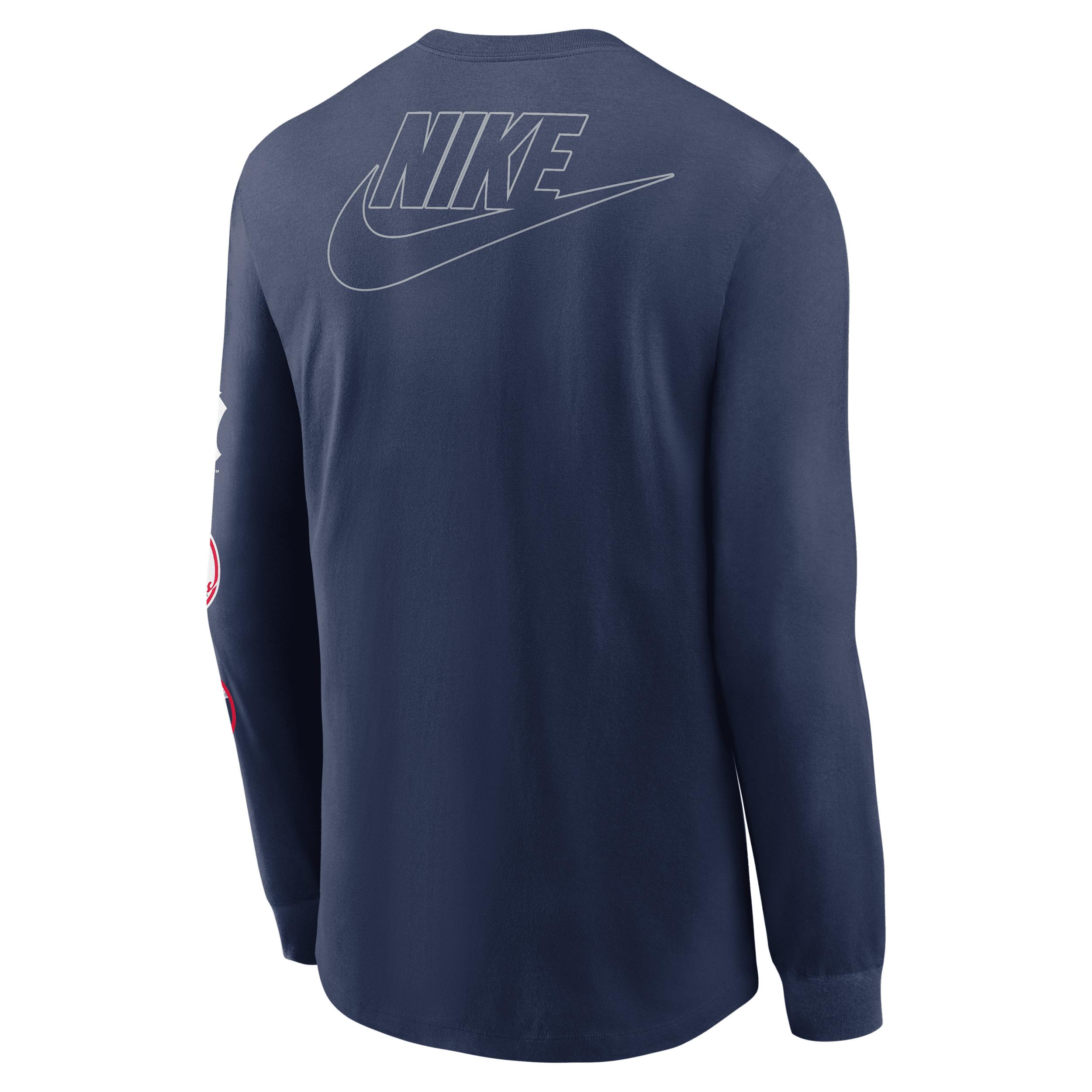 Men's Nike Black Pittsburgh Pirates Cooperstown Collection Knockout Long Sleeve T-Shirt,  Product Image