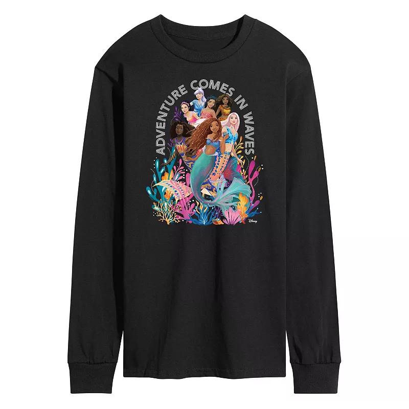Disneys The Little Mermaid Mens Adventure Comes In Waves Graphic Tee Product Image