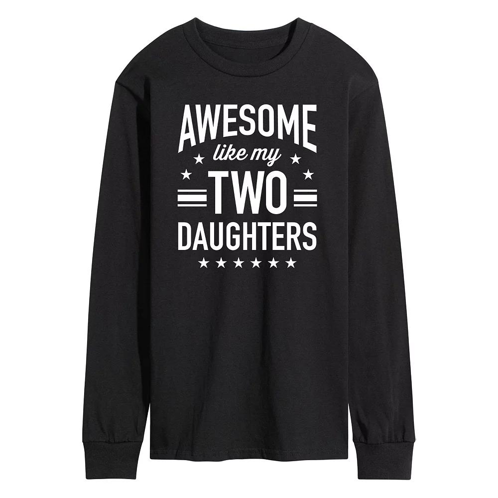 Men's Awesome Like My Two Daughters Graphic Tee,  Product Image