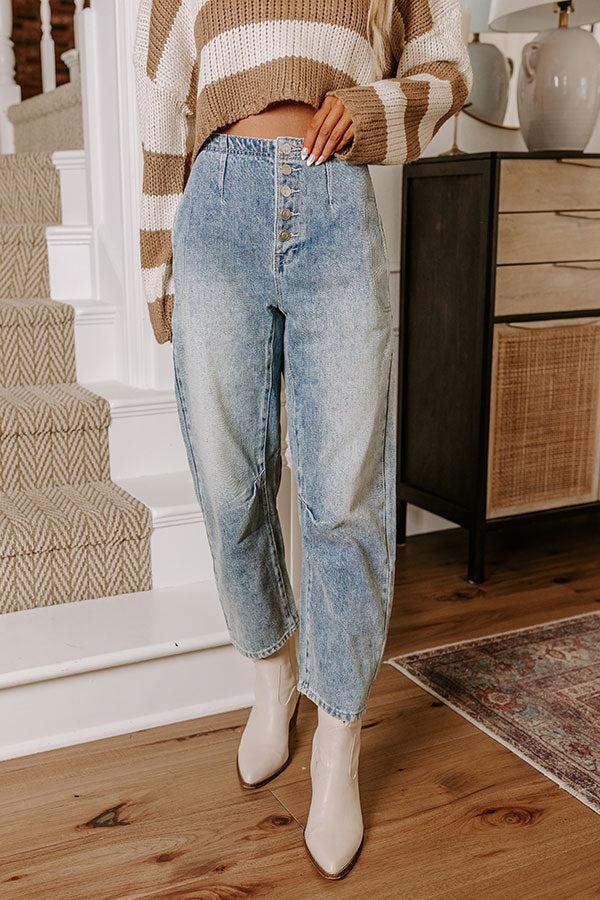 The Violet High Waist Barrel Jean Product Image