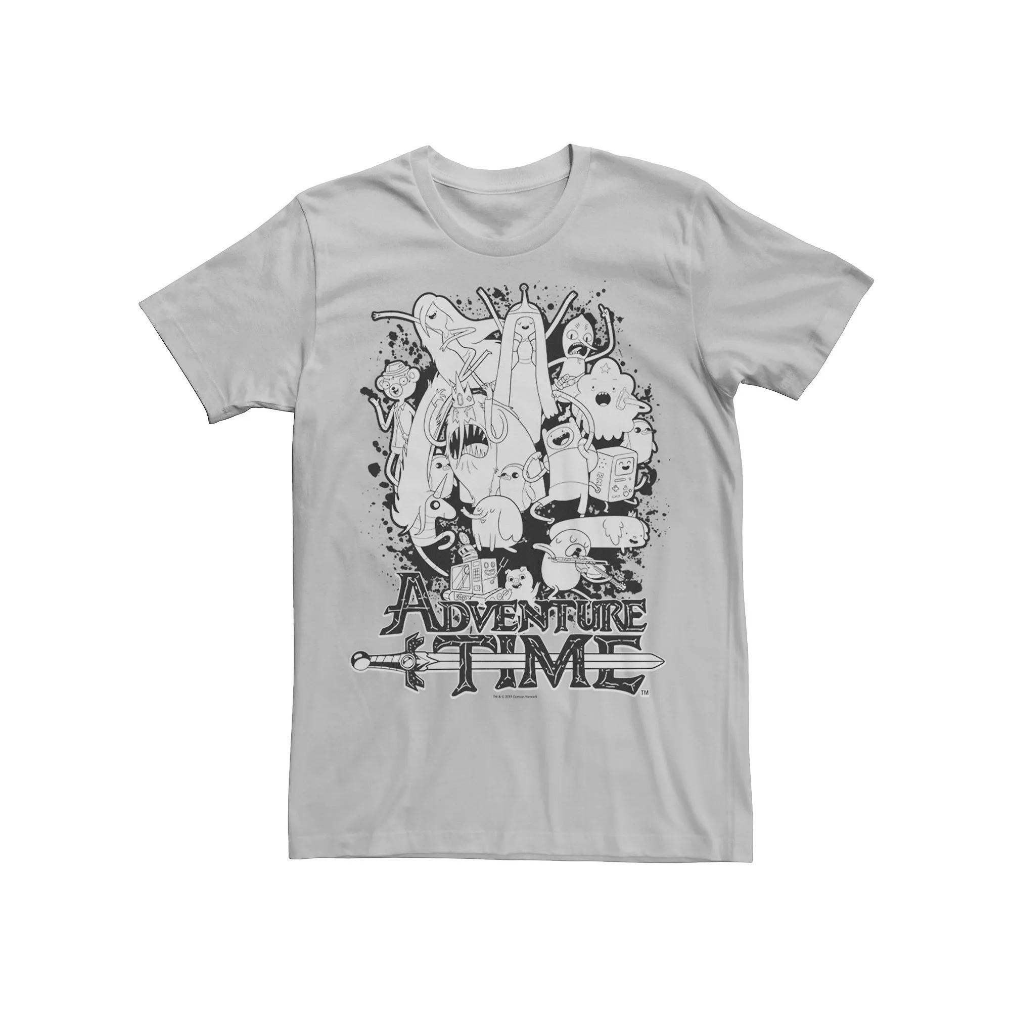 Men's Cartoon Network Adventure Time Splash Tee,  Product Image