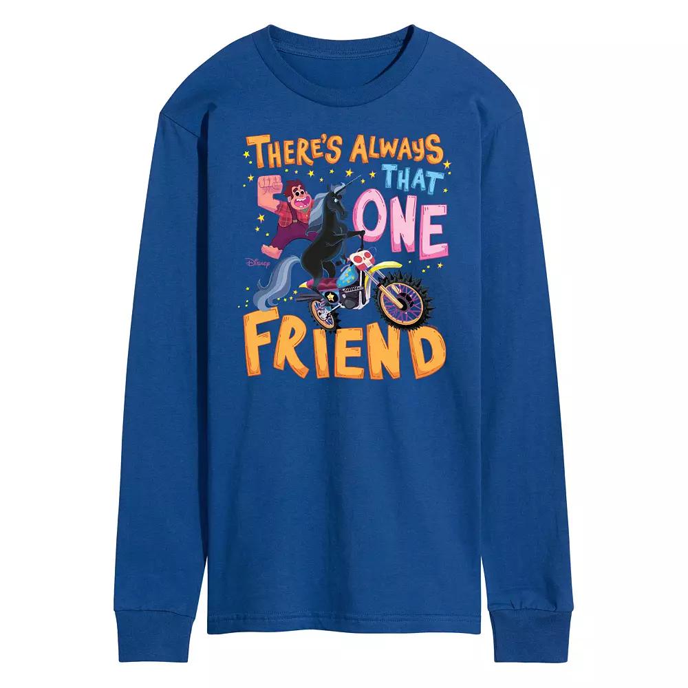Disney's Wreck It Ralph Men's That One Friend Long Sleeve Graphic Tee,  Product Image