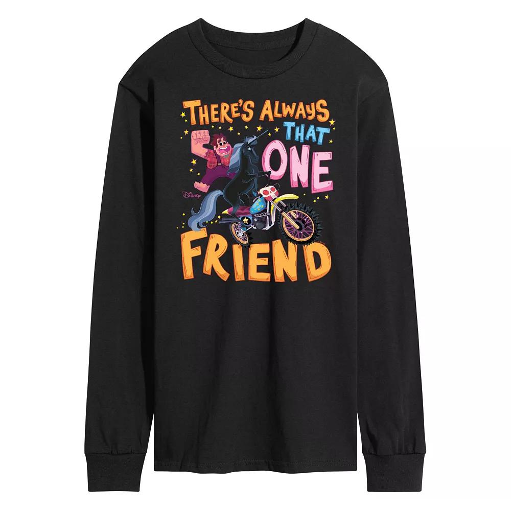 Disney's Wreck It Ralph Men's That One Friend Long Sleeve Graphic Tee,  Product Image