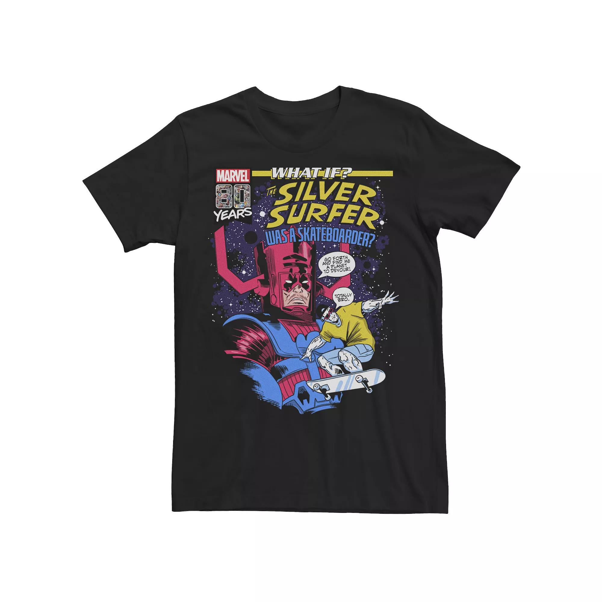 Men's Marvel What If Silver Surfer Comic Cover Graphic Tee,  Product Image