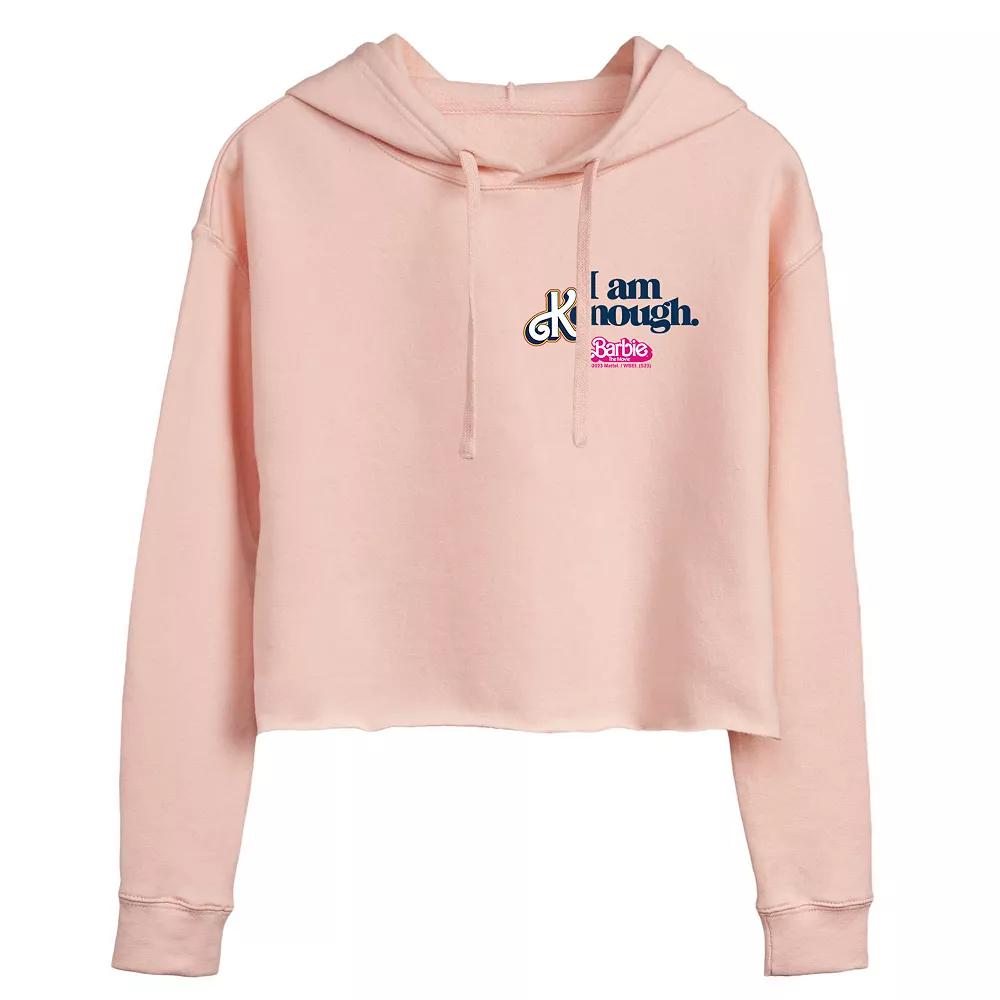 Juniors' Barbie The Movie I Am Kenough Cropped Graphic Hoodie, Girl's,  Product Image