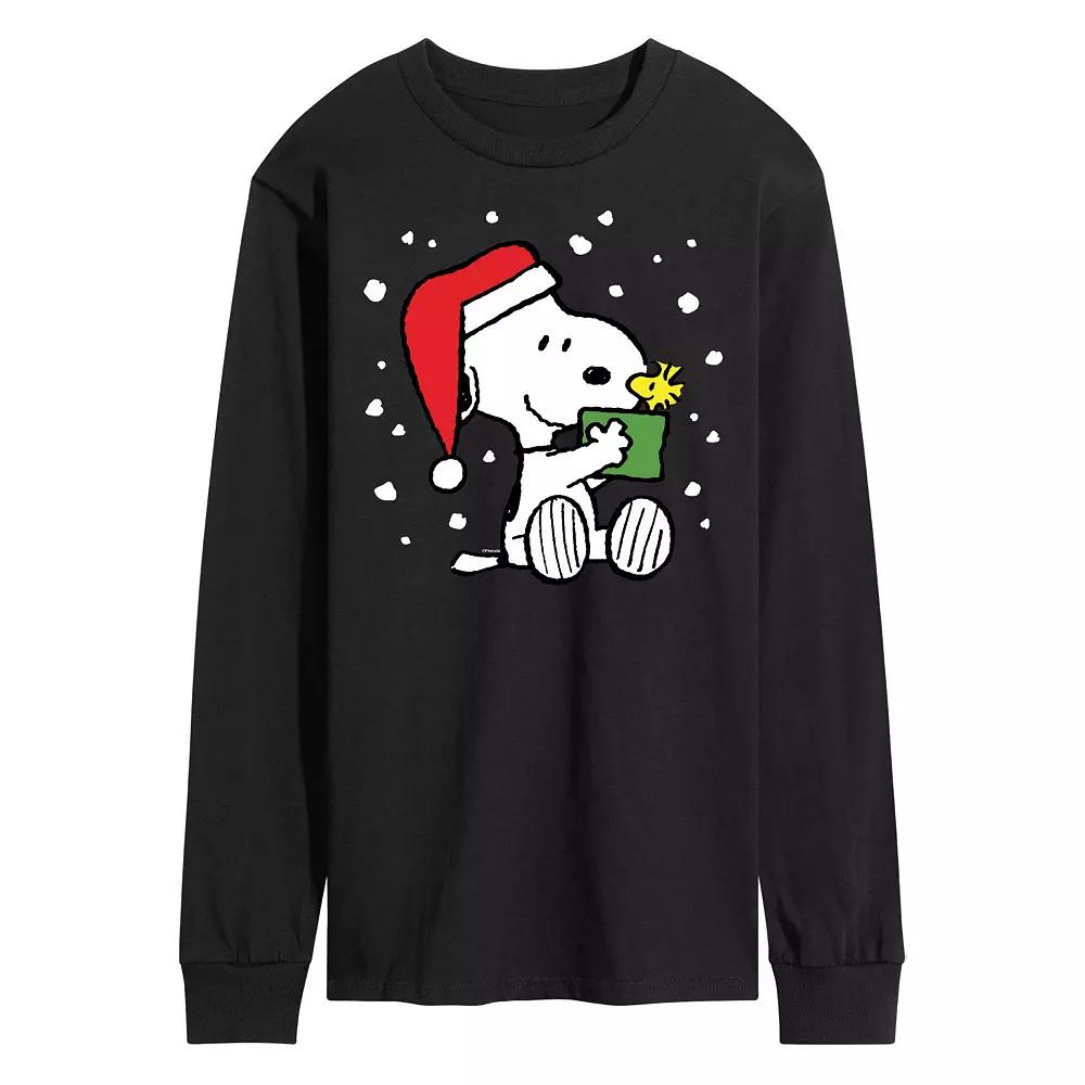 Men's Peanuts Present Long Sleeve Tee,  Product Image