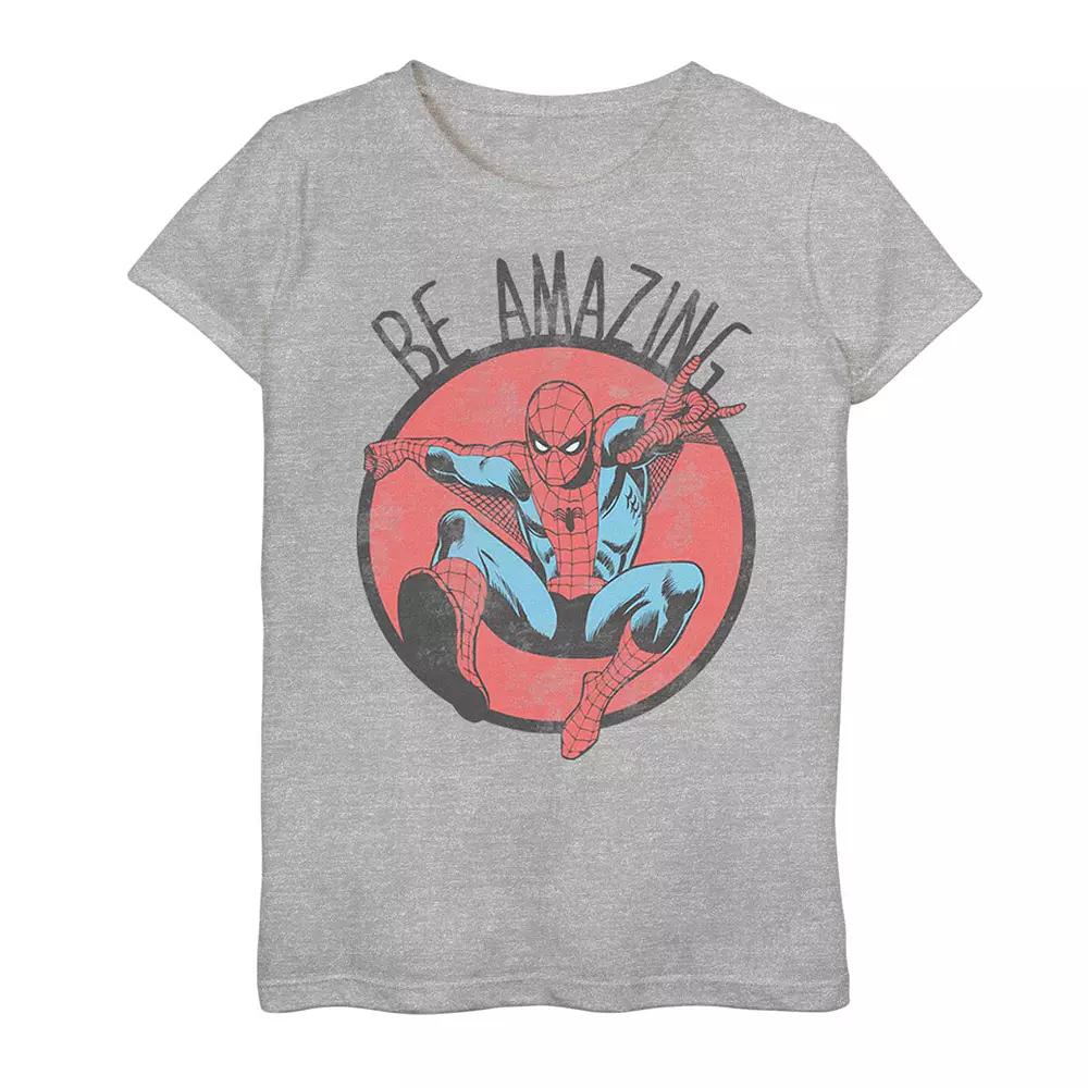 Girls 7-16 Marvel Spider-Man "Be Amazing" Graphic Tee, Girl's,  Product Image