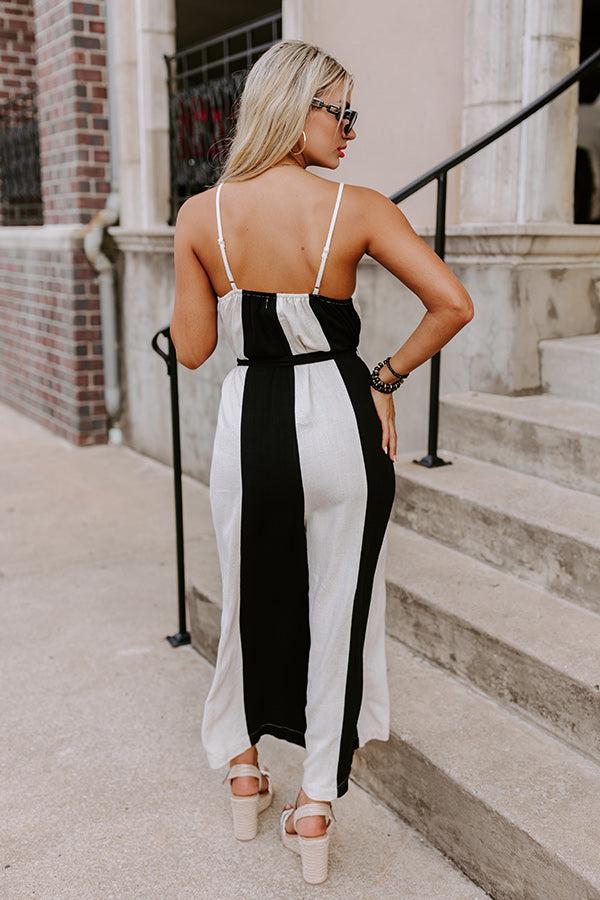 Chic Moment Linen-Blend Jumpsuit Product Image