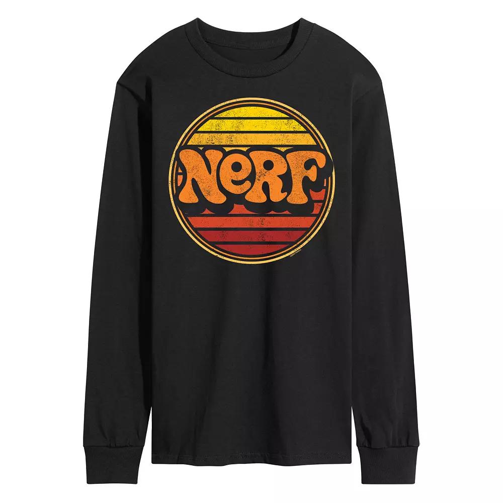 Men's Nerf Retro Sunset Long Sleeve Graphic Tee,  Product Image
