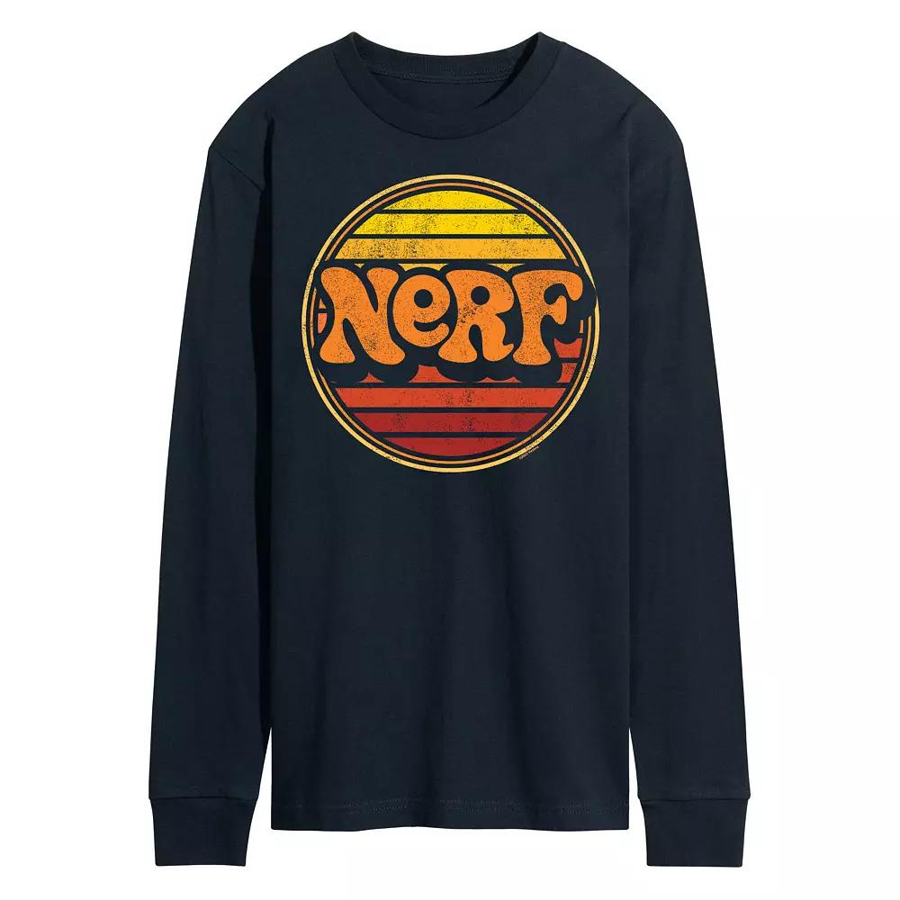 Men's Nerf Retro Sunset Long Sleeve Graphic Tee,  Product Image