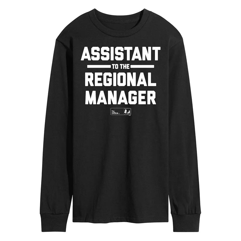 Men's The Office Assistant Regional Mgr Long Sleeve Tee,  Product Image