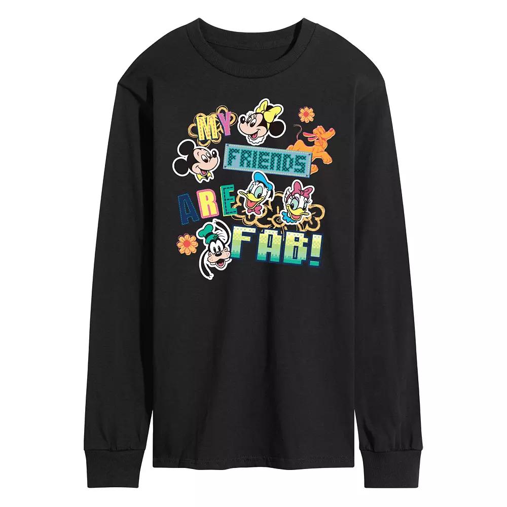 Disney's Men's Friends Are Fab Long Sleeve Tee,  Product Image