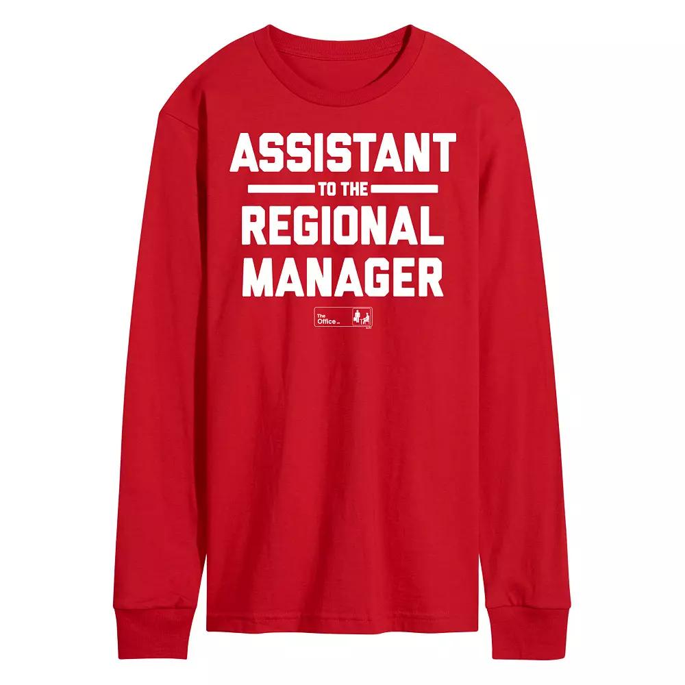 Men's The Office Assistant Regional Mgr Long Sleeve Tee,  Product Image