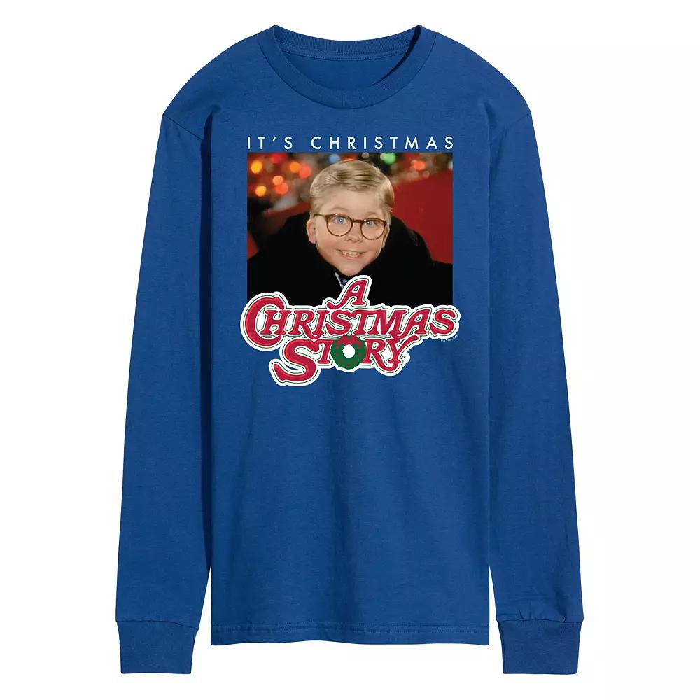 Men's A Christmas Story It's Christmas Ralph Long Sleeve Graphic Tee,  Product Image