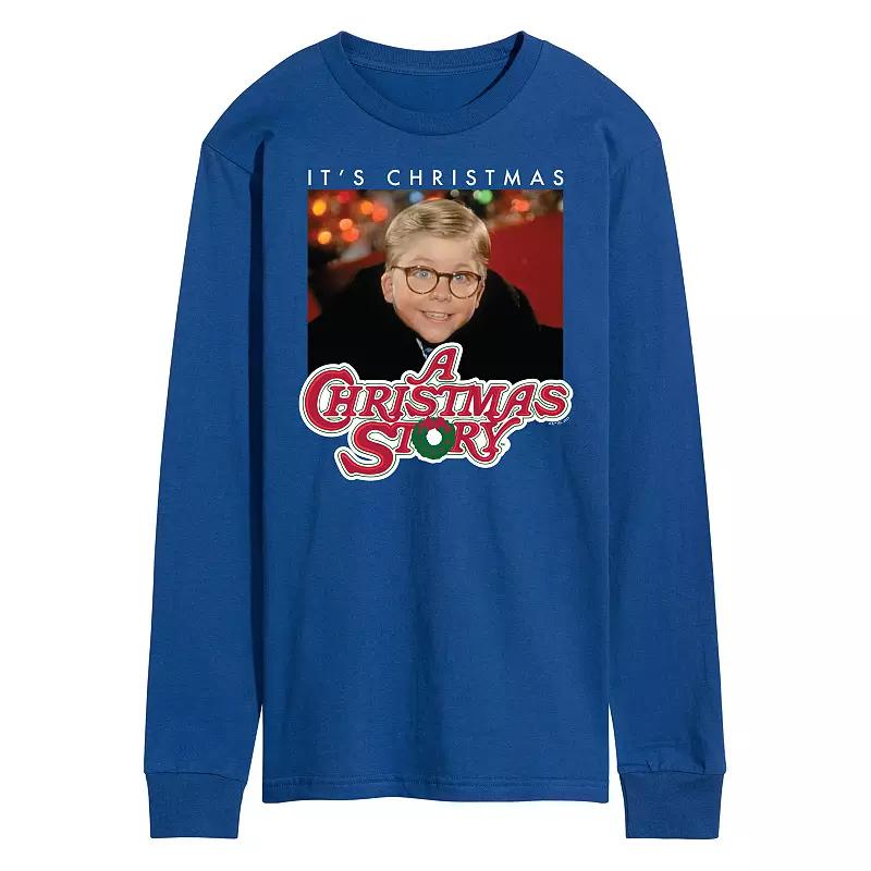 Men's A Christmas Story It's Christmas Ralph Long Sleeve Graphic Tee,  Product Image