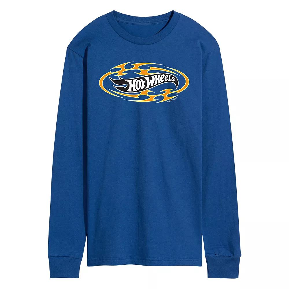 Men's Hot Wheels Flame Logo Long Sleeve,  Product Image