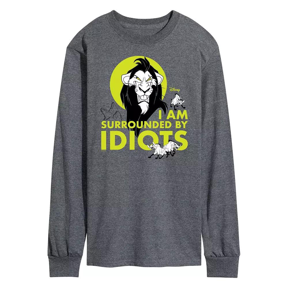 Disney Villains Men's Surrounded By Idiots Long Sleeve,  Product Image