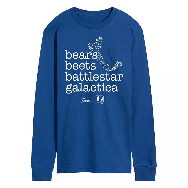 Men's The Office Bears Beets Long Sleeve Tee,  Product Image