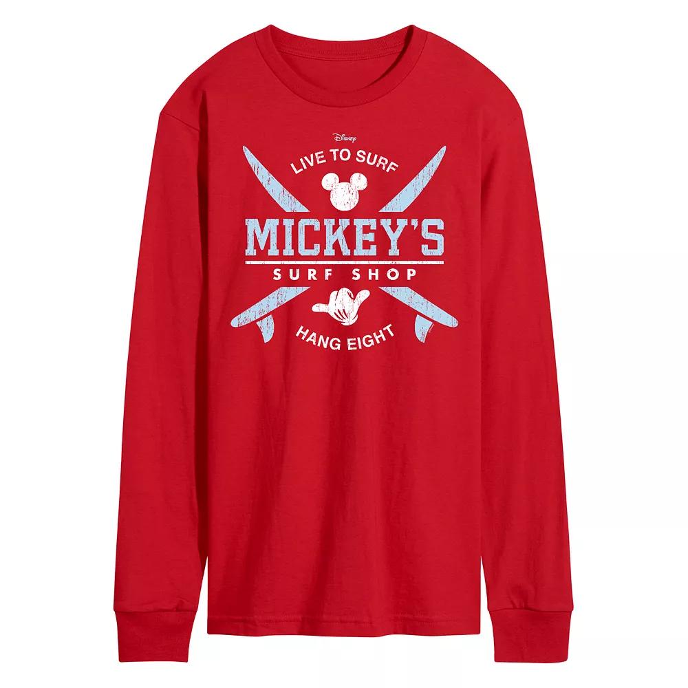 Disneys Mickey Surf Shop Mens Graphic Tee Product Image
