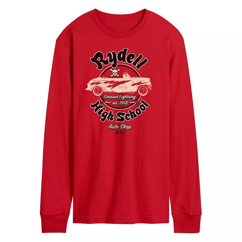 Men's Grease Rydell Auto Long Sleeve Tee,  Product Image