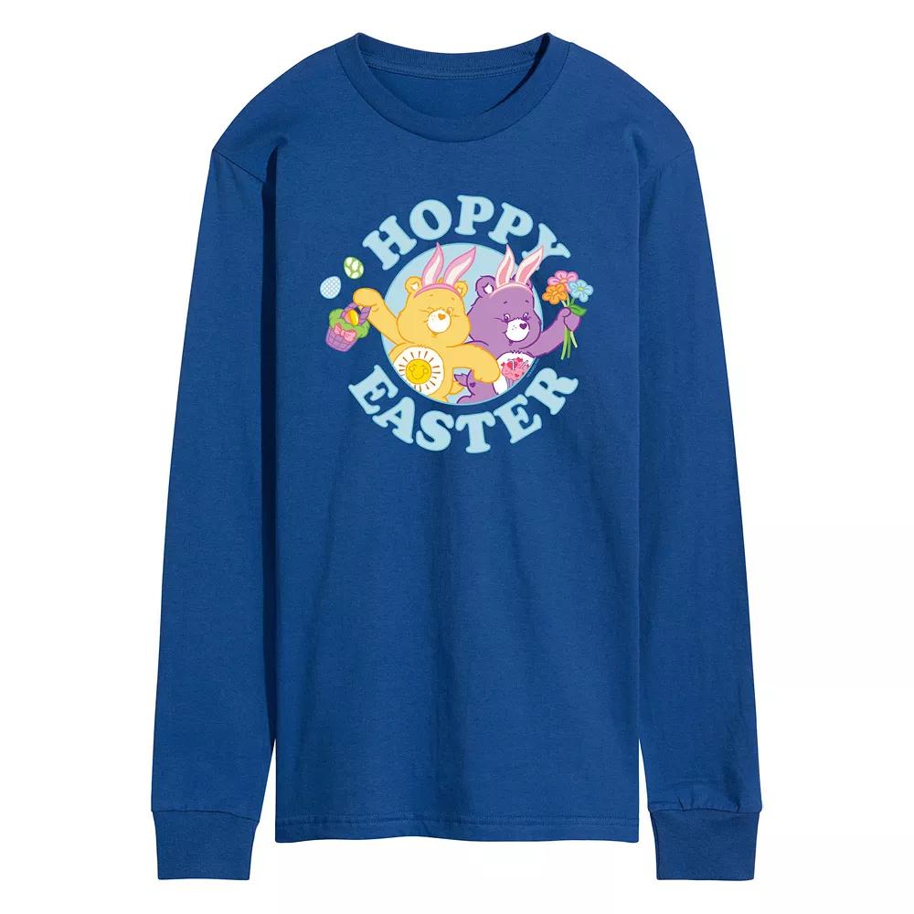 Men's Care Bears Hoppy Easter Long Sleeve Graphic Tee,  Product Image
