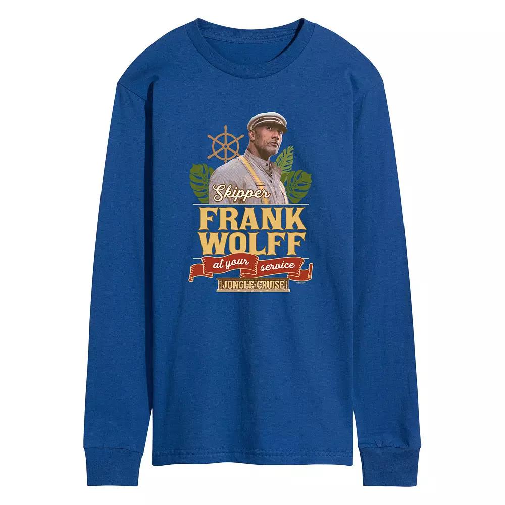 Disney's Jungle Cruise Men's Skipper Frank Wolff Long Sleeve Graphic Tee,  Product Image