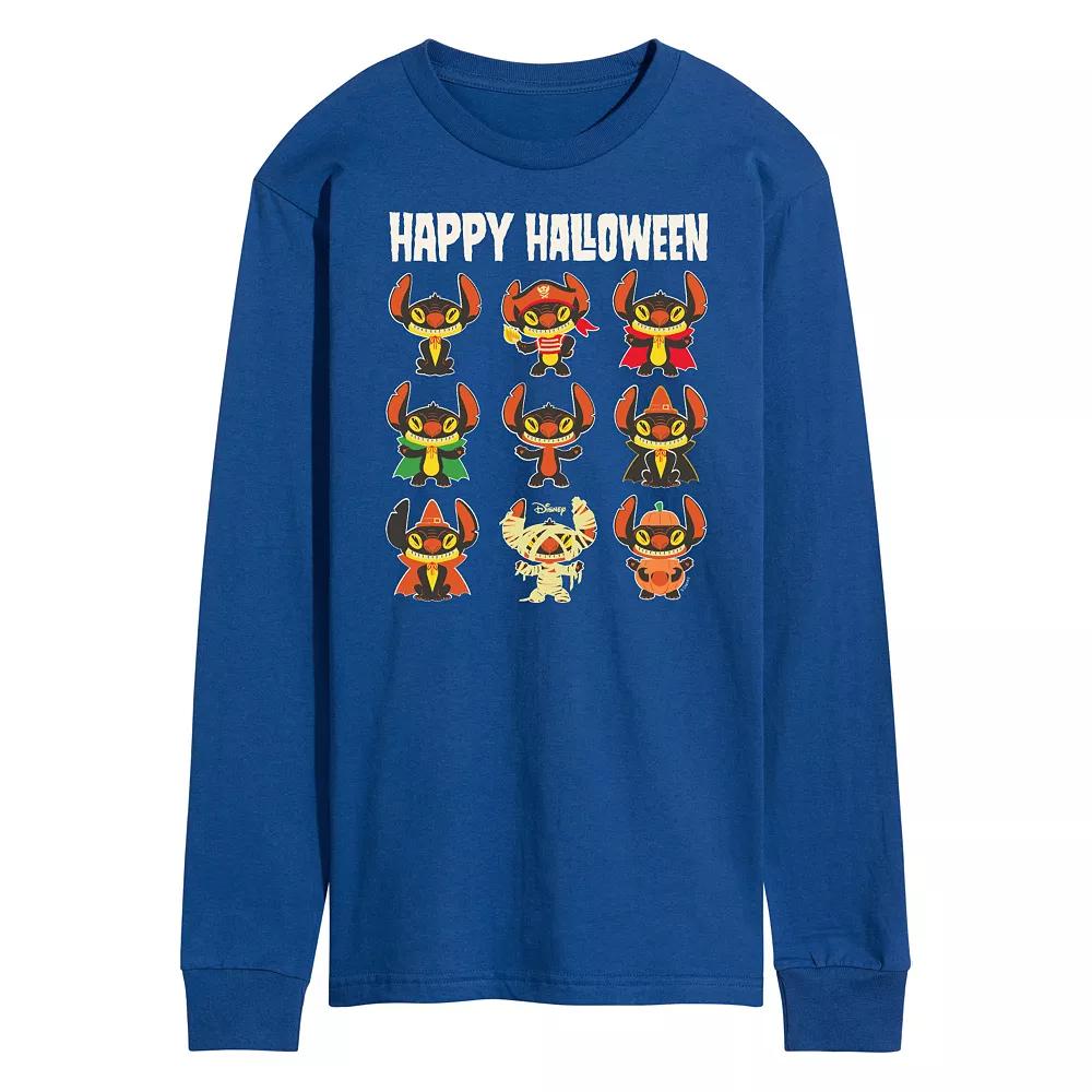 Disney's Lilo & Stitch Men's Happy Halloween Long Sleeve Tee,  Product Image