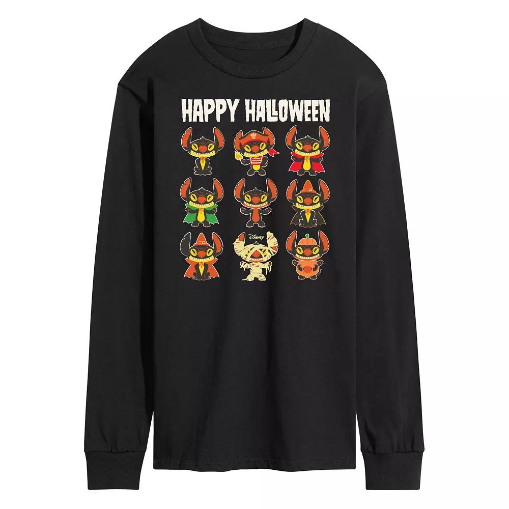 Disney's Lilo & Stitch Men's Happy Halloween Long Sleeve Tee,  Product Image