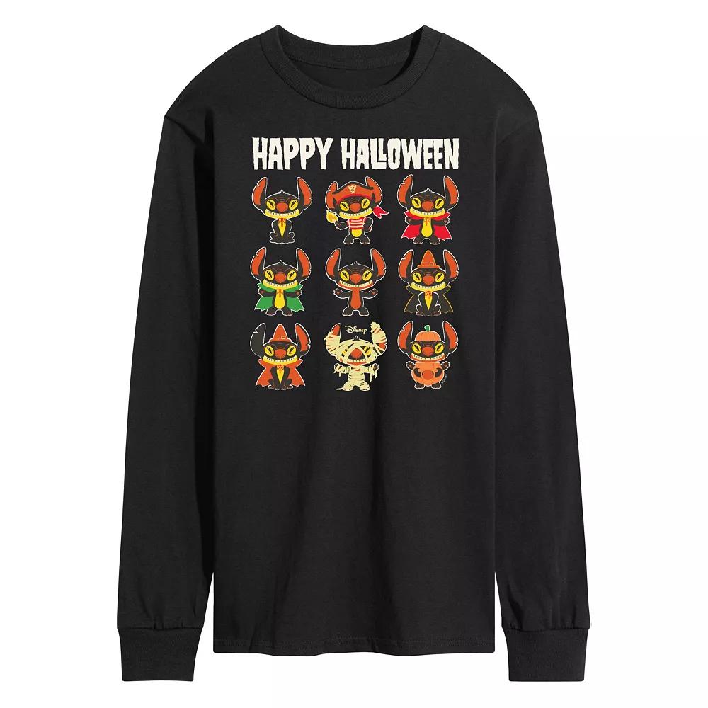 Disney's Lilo & Stitch Men's Happy Halloween Long Sleeve Tee,  Product Image