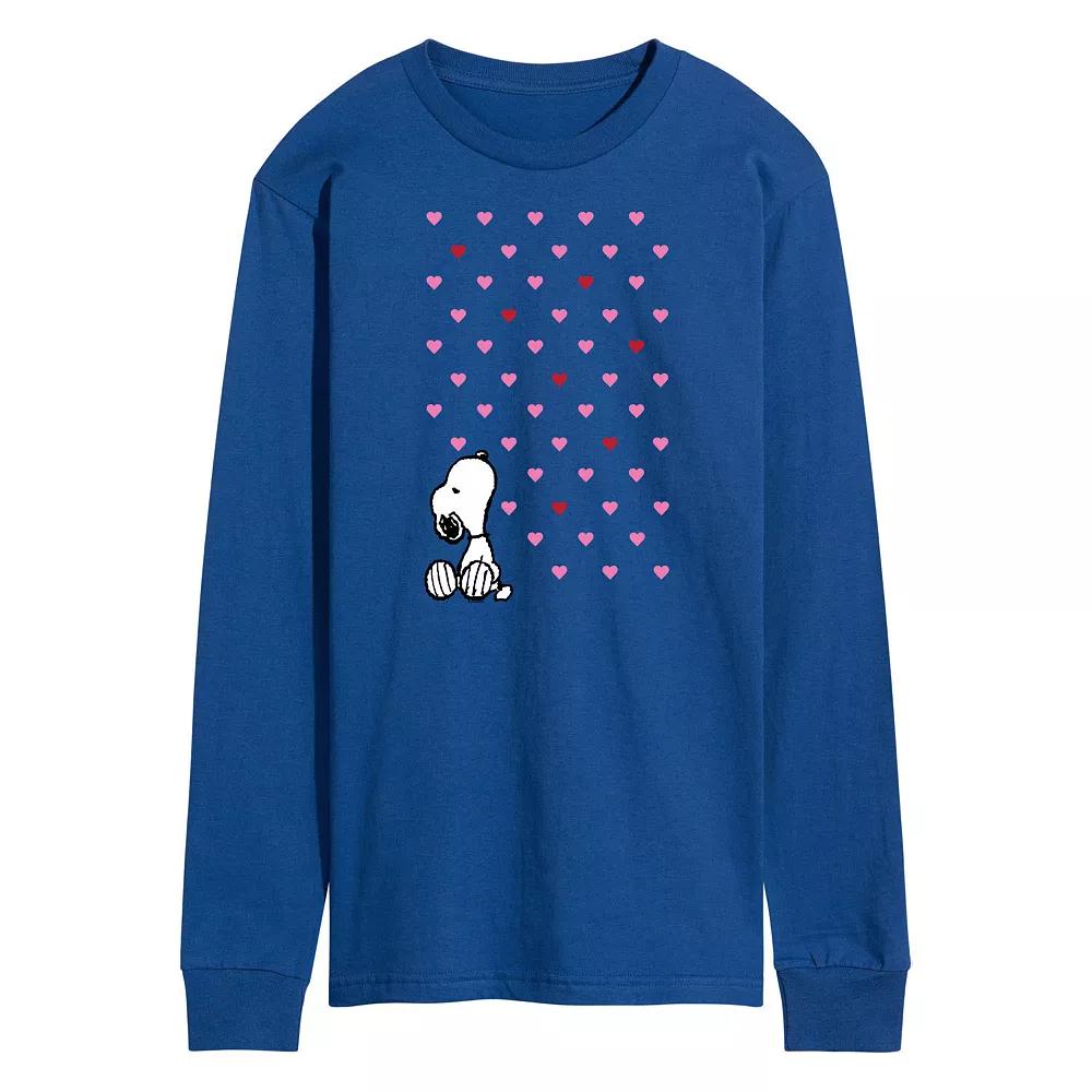 Disney's Minnie Mouse Men's Hearts Long Sleeve Tee,  Product Image