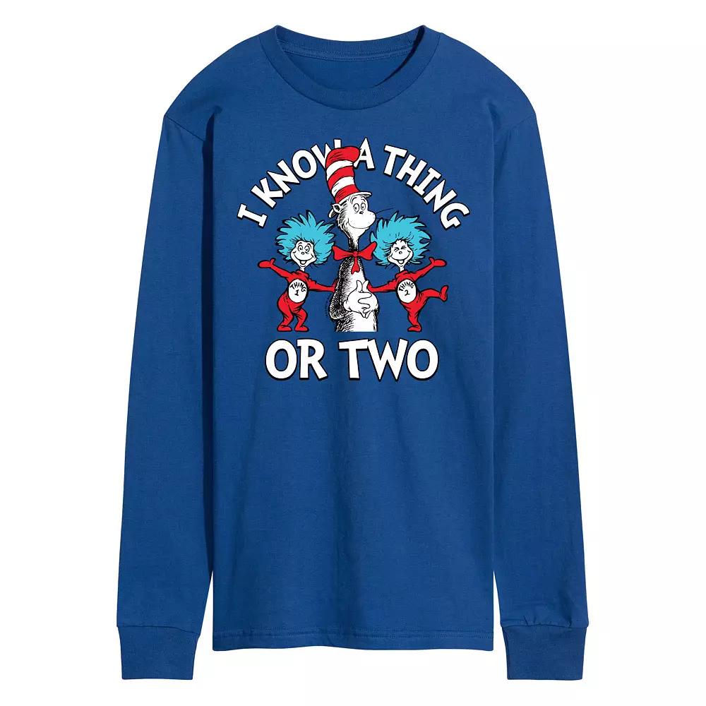 Men's Dr Seuss Know A Thing Or Two Long Sleeve,  Product Image