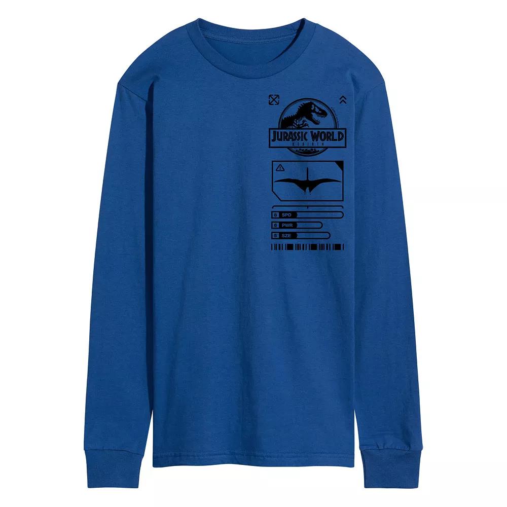 Men's Jurassic World Rebirth Icons Long Sleeve Graphic Tee,  Product Image