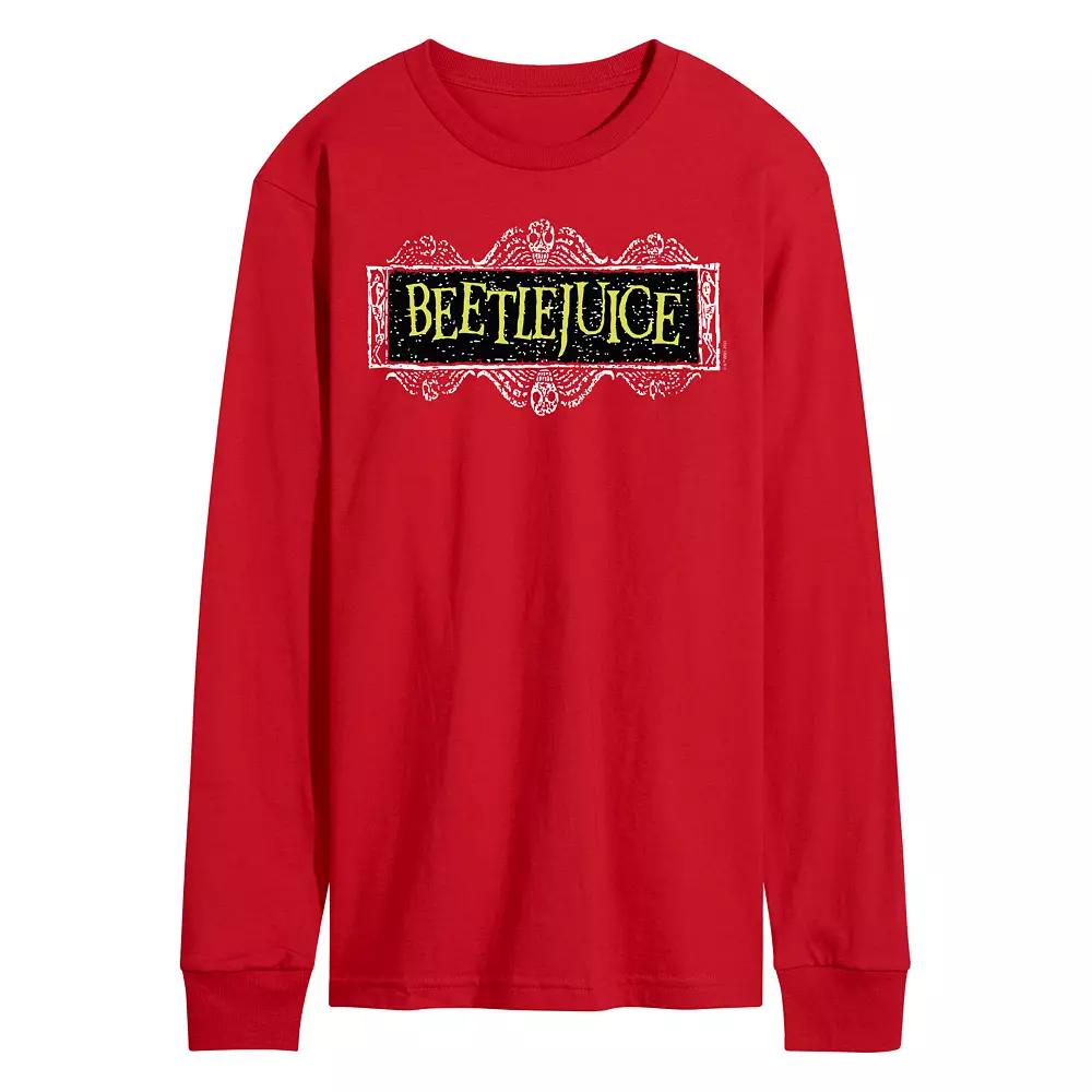 Men's Beetlejuice Logo Long Sleeve Tee,  Product Image